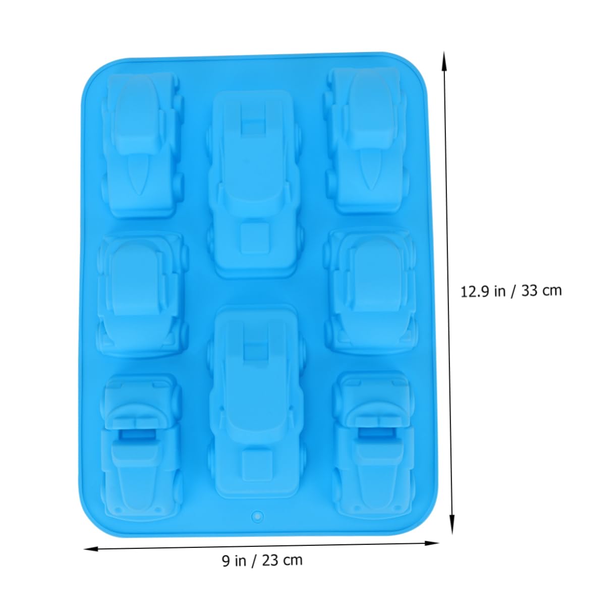 MAGICLULU 2pezzi Stampo Silicone Per Cioccolato Forma Di Auto Per Torte Muffin e Dolci Fatti Casa Facile Da Pulire e Utilizzare Per Feste e Compleanni