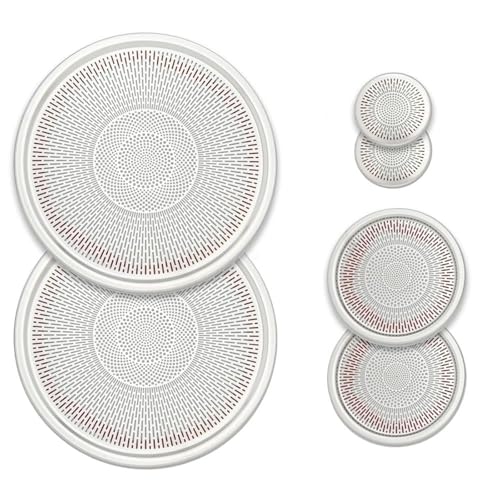 KMAGE For F&ord For MUSTANG 2015 2016 2017 2018 2019 2020 Stainless Steel Car Interior Surround Horn Sound Speaker Cover Plate(Silver)