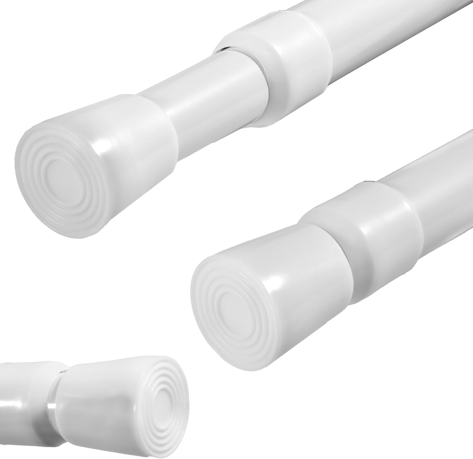 Amazon.com: WindBreath Tension Shower Curtain Rod 41-77 Inch Pack of 2 ...