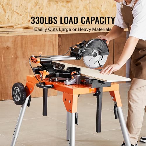 VEVOR Adjustable Height Miter Saw Stand