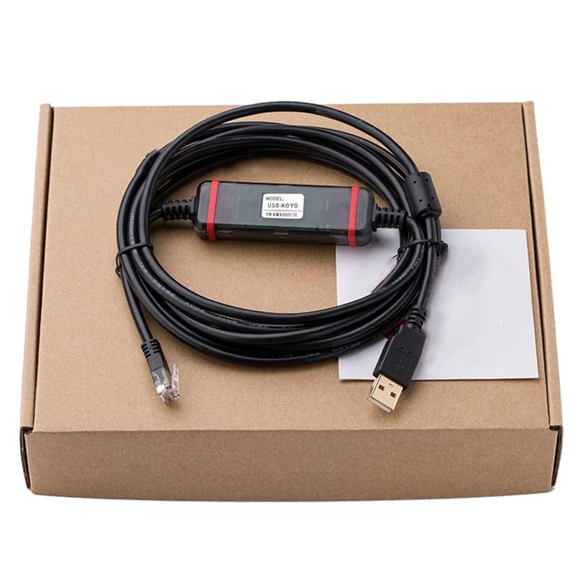 USB-KOYO - Cable de programación PLC SM/SH/SN/DL/SU y otros cables de conexión de datos con chip FTDI para comunicación de alta velocidad