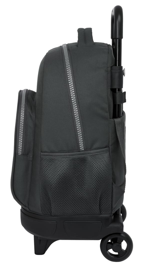 SAFTA Real Madrid 3ª EQUIPACIÓN 24/25 - Mochila Grande con Ruedas, Compacta, Extraíble, Ideal para Niños de Diferentes Edades, Cómoda y Versátil, Calidad y Resistencia, 33x22x45 cm