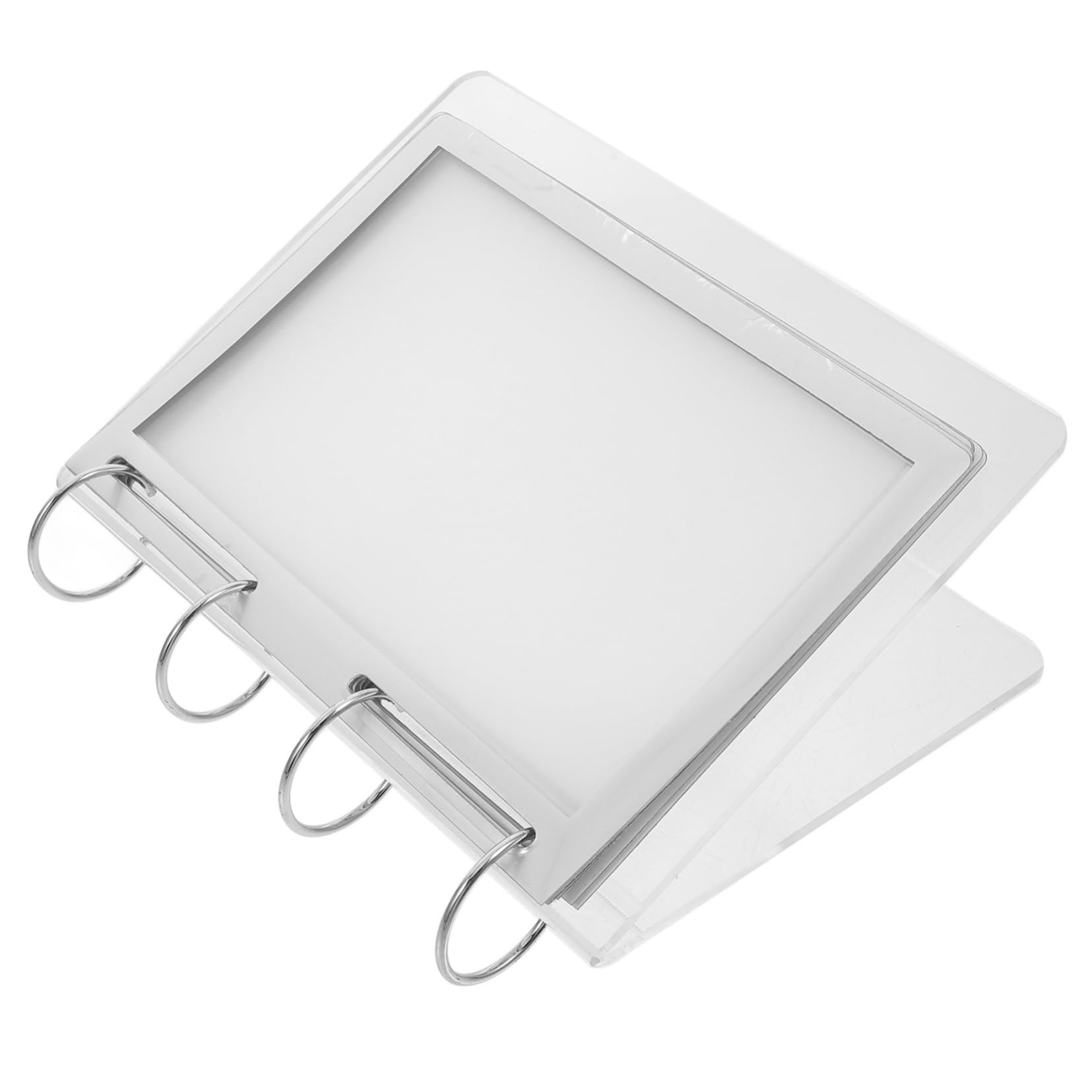 Sewroro 3piezas Soporte De Exhibición De Menú De Transparente Para Mesas Porta Carteles Vertical Para Restaurantes Diseño Doble Cara Para y Promociones