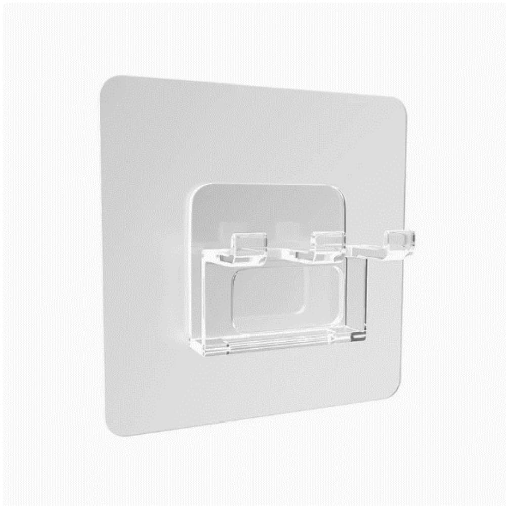 Portacepillos de Dientes para Familia Portacepillos De Dientes Y Portavasos Pasta For Varias Personas Montado En La Pared Cocinas(Transparent,1pcs)