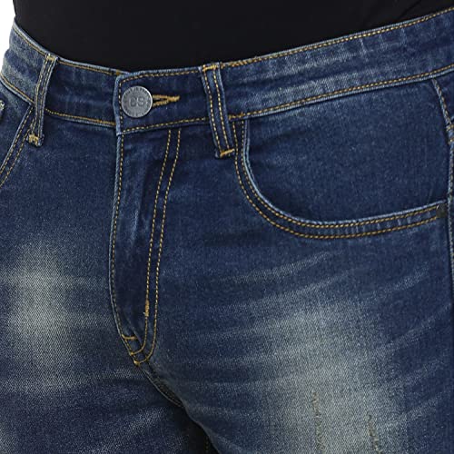 Image of CAHOOT Men's Denim Jeans for Regular Wear | Denim Fabric | Slim Fit | Jeans Crafted with Comfort Fit and High-Performance for Everyday Casual Wear