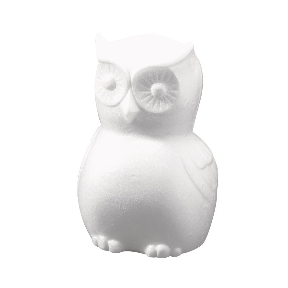 Rayher 3348300 Chouette en polystyrène 22 cm