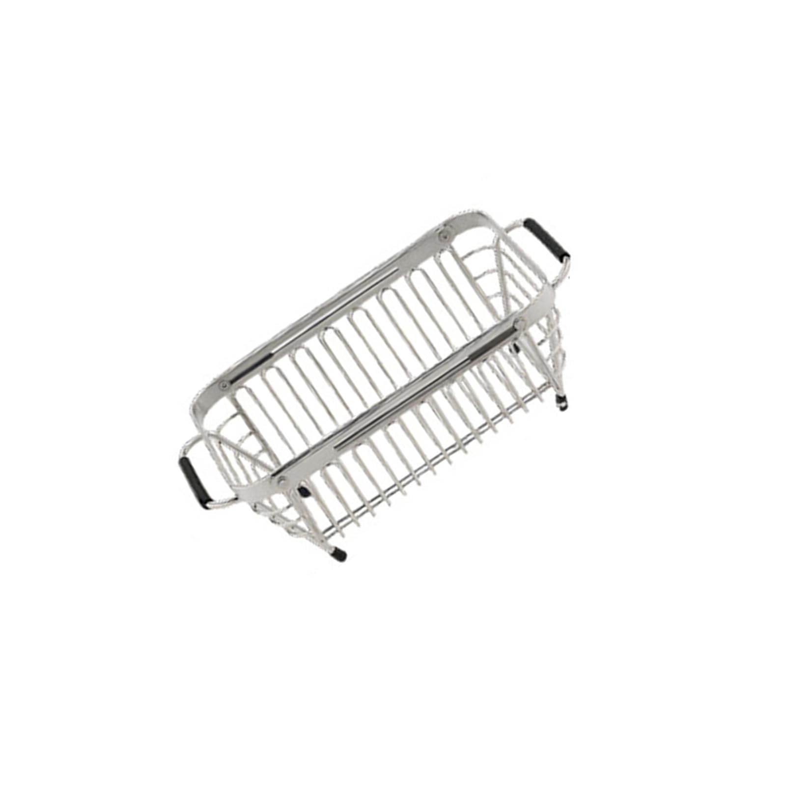 Mekalero Sturdy Stainless Steel Retractable Sink Strainer Adjustable Drying Rack for Space Saving Kitchen Drain Basket