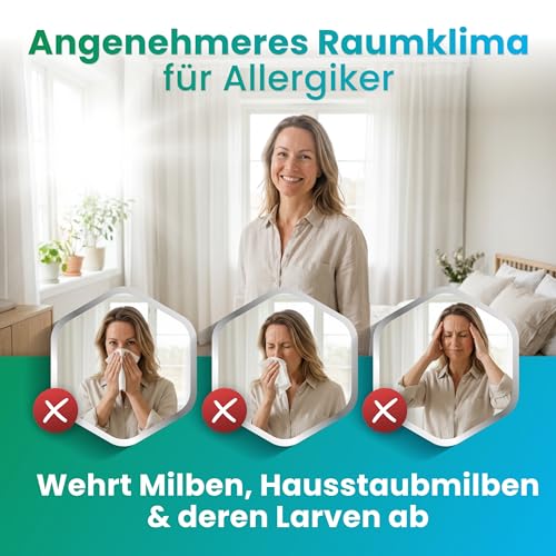 Repellion ® Anti Milben Spray (500 ml) für Haushalt & Textilien – Milbenspray zur Umgebungsanwendung – Milbenabwehr für Matratzen, Polster, Teppiche & Wohnräume