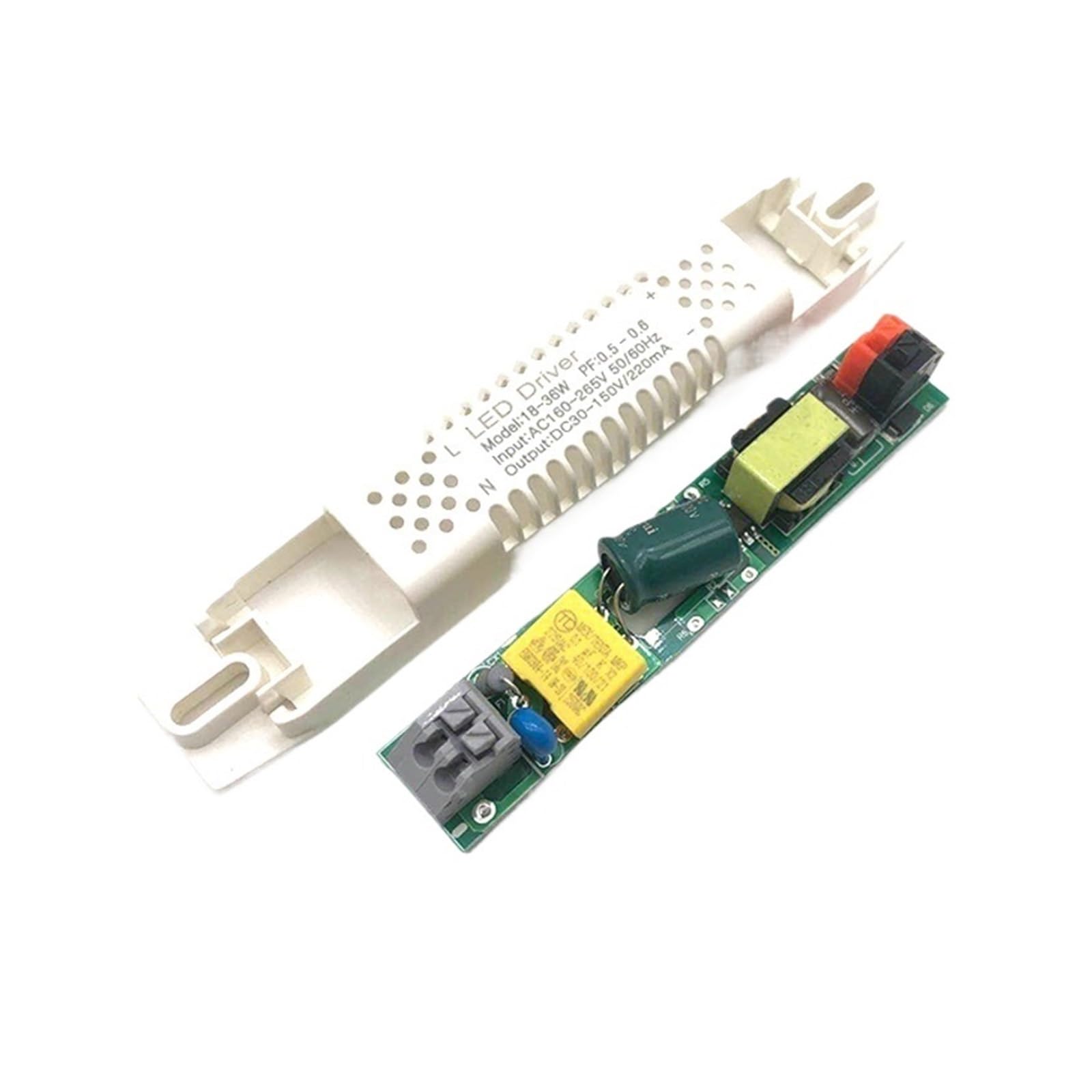 Source de lumière LED 18-36W en aluminium avec ballast pour lampe de bureau carrée