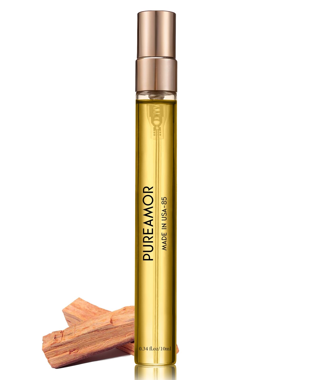 PUREAMOR Pheromone Cologne for Men, to Attract Women, Earthy, Mystical, Smoky Wood Perfume, Pheromones Perfumes,Mens Cologne,Advanced Fragrance Pheromone Perfume Oil,Travel Size (Palo Santo)