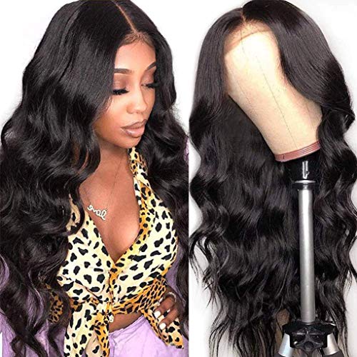 4x4 Body Wave Lace Closure Wig 100% Human Hair 4x4 Lace Front Human hair Glueless Human Hair Wigs for Women Brazilian Ha