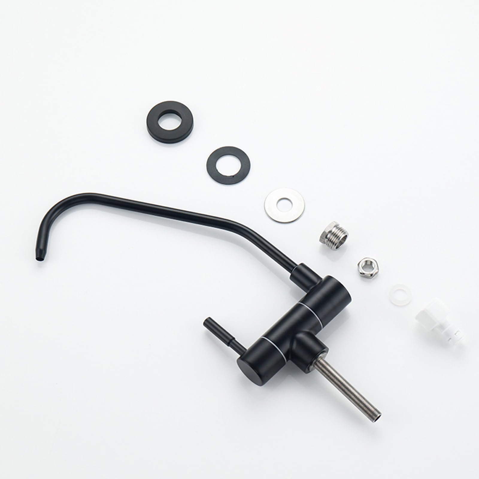 Grifo Plegable Grifo Cocina Osmosis Grifo de Osmosis Inversa, Grifo Cocina Fregadero, Acero Inoxidable,Negro