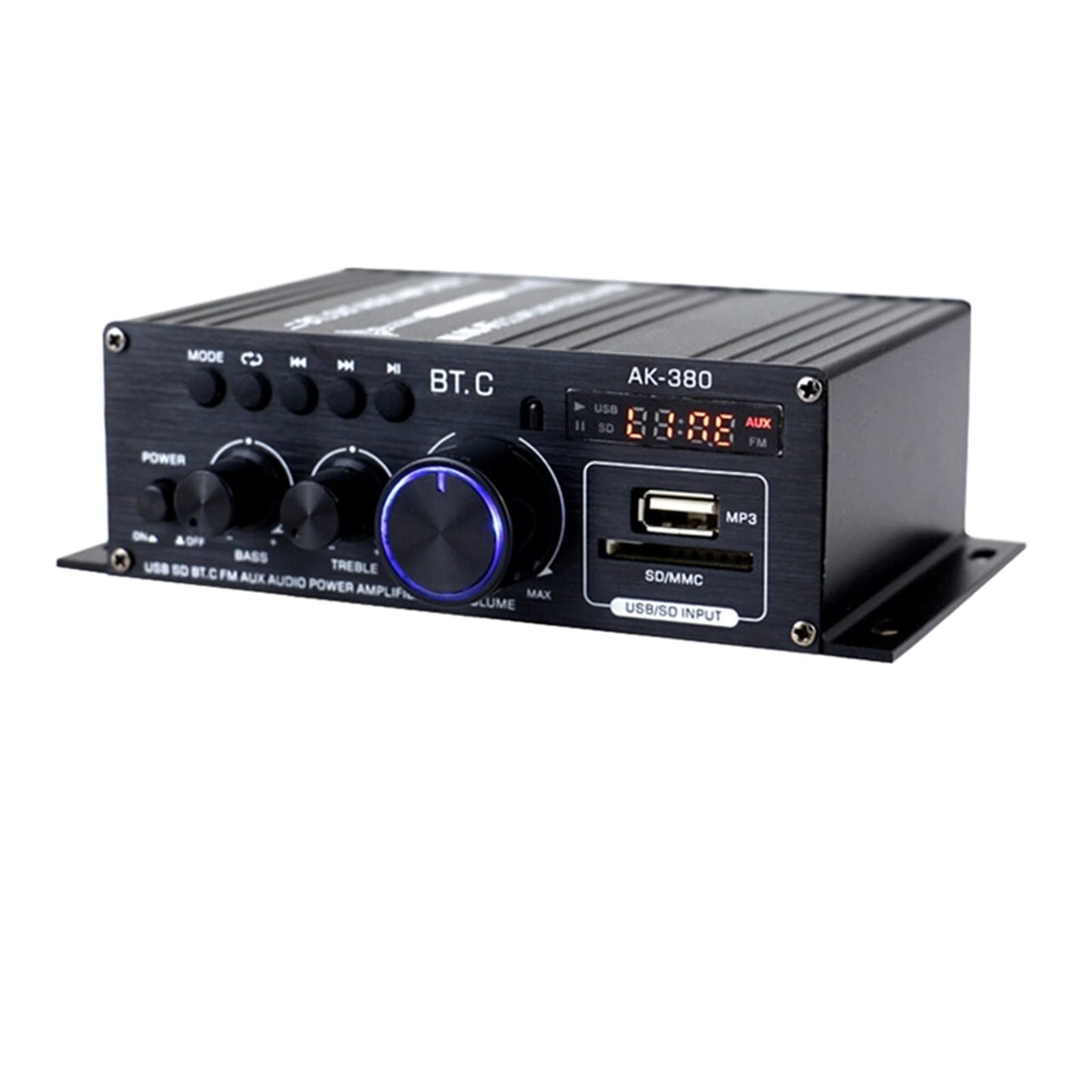 Amazon | アンプ 40W * 2 AK380 Bluetooth 5.0 HIFIパワーアンプ