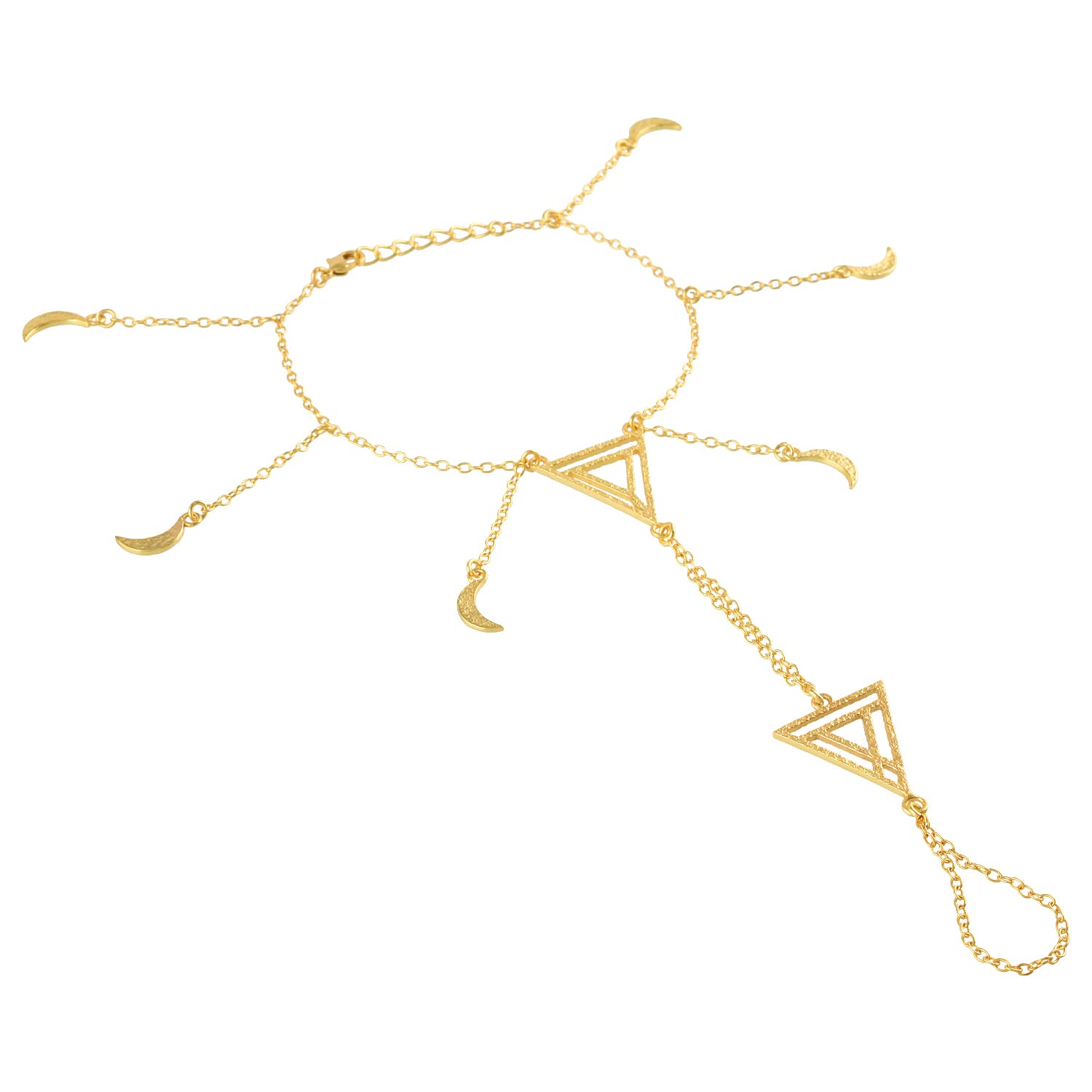 Gem O Sparkle Fashion Anika Plated Bracelet For Girls And Womens - Designer Handmade Jewelry (Yellow Gold) (B09PFV5BXM) Amazon Price History, Amazon Price Tracker