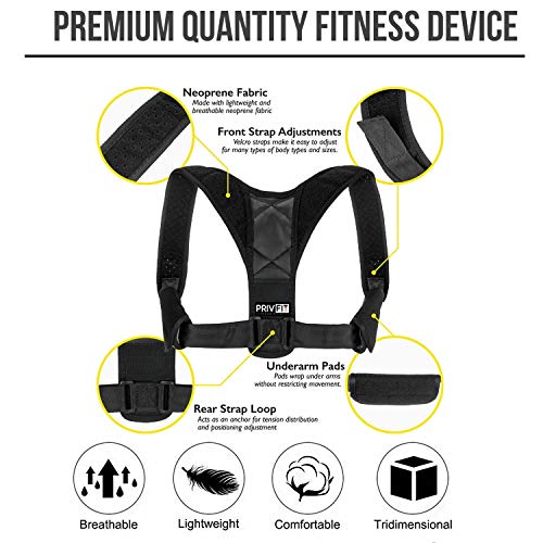 Image of Posture Corrector for Women & Men, Clavicle Support Back Brace Medical Device to Improve Bad Posture, Shoulder Support, High Back & Neck Pain Relief -Mediem
