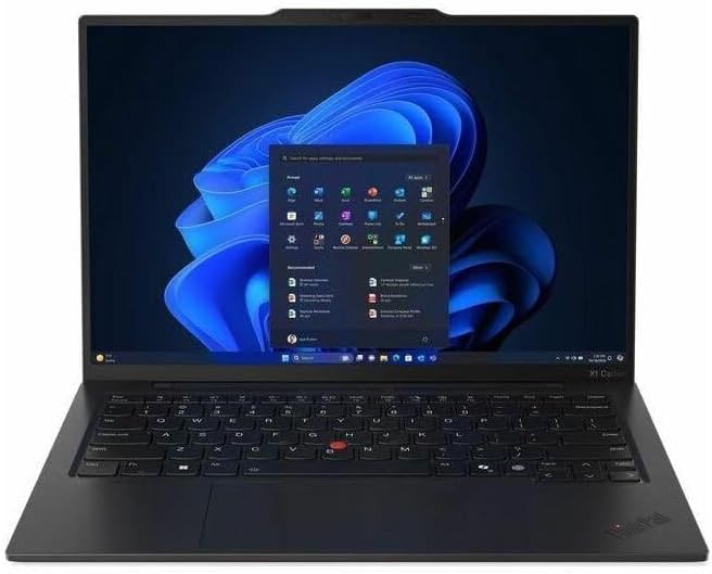 Lenovo ThinkPad X1 Carbon Gen 13 21NX00FUUS 14" Touchscreen Ultrabook - WUXGA - 60 Hz - Intel Core Ultra 7 255U - Intel Evo Platform - 16 GB - 512 GB SSD - English Keyboard - Black Paint