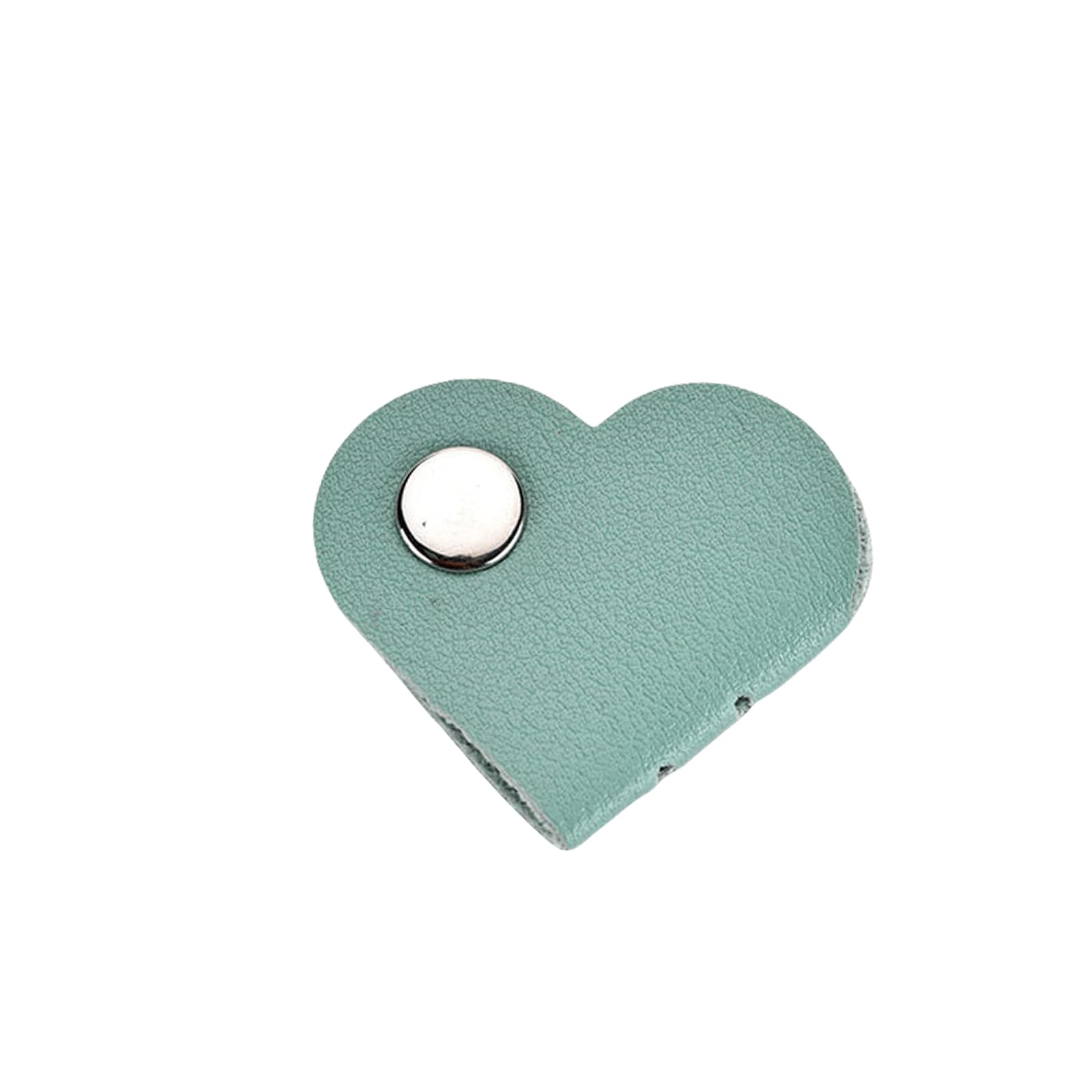 Multifunction Heart Shaped Earphone Cable Organiser PU Leather Cord Keeper for Electronics Accessories Storage Earphone Cable Management
