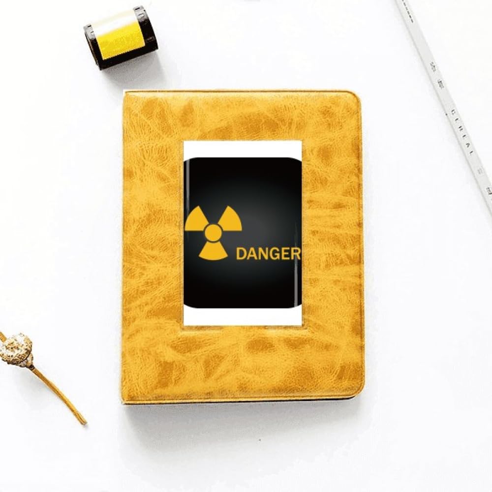 no/no Logo Radioactive Substances Warning Photo Album Family Wedding Picture 4x6