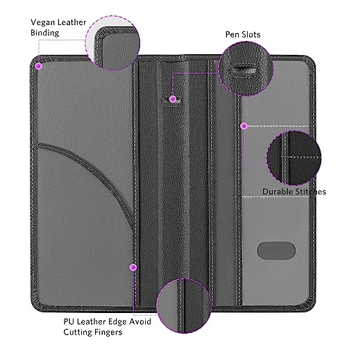 Image of CoBak Car Registration and Insurance Holder | Vehicle Glove Box Organizer, Auto Truck Compartment Document Case with Magnetic Closure for Insurance & Driver License