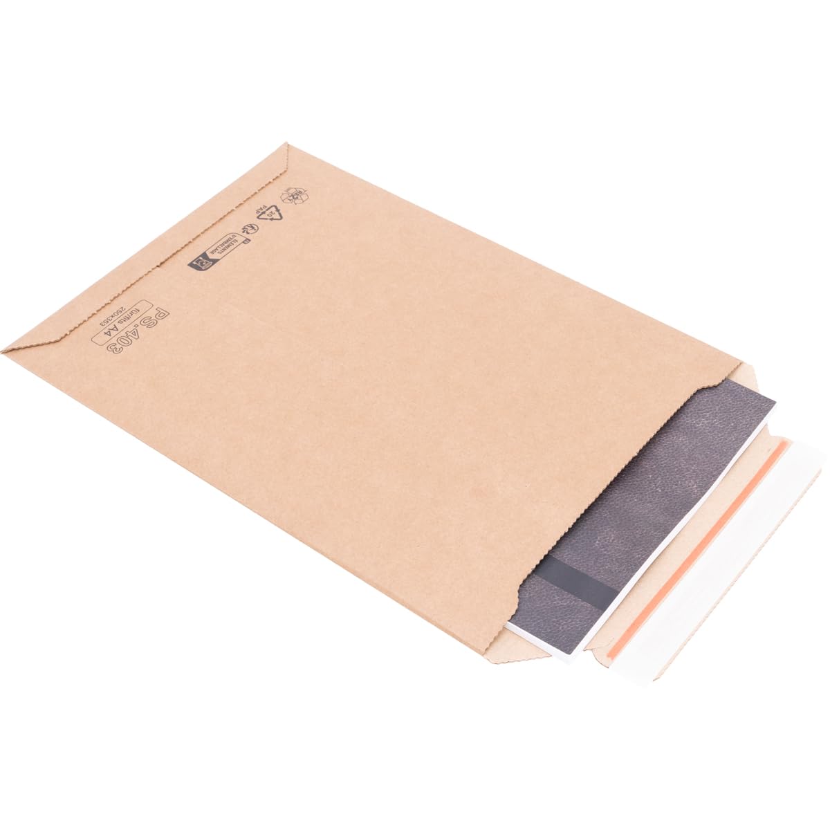 verpacking buste di spedizione in cartone ondulato 250 x 353 mm - A4 marroni [dimensione e quantità a scelta] busta da spedizione in cartone autoadesiva 200 pezzi