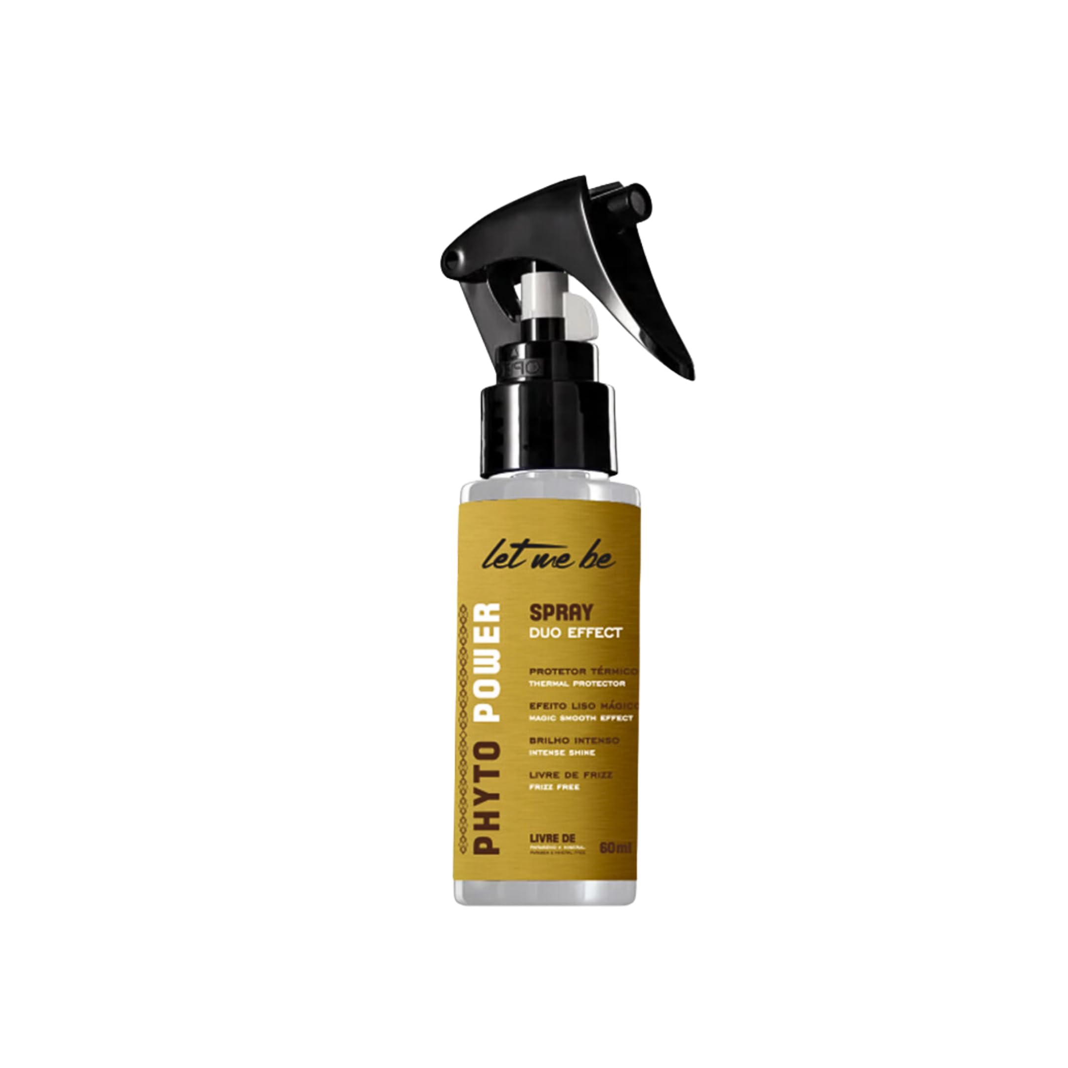 Hair Spray Let Me Be Phyto Power - Liso Mágico e Protetor Térmico Duo Effect 60ml