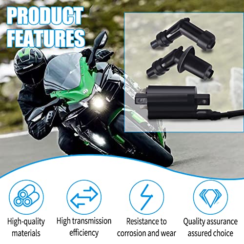 Jingke Ignition Coil Compatible With Kawasaki Fd501D Fd501V Fd590V Fd440V Fd611V Fd620D Fd661D 454 En450 Ltd Vn800 Vulcan Mule 2500 2510 2520 Kaf620 Replace 21121-2076 21121-2064 21121-2083 #TOP3