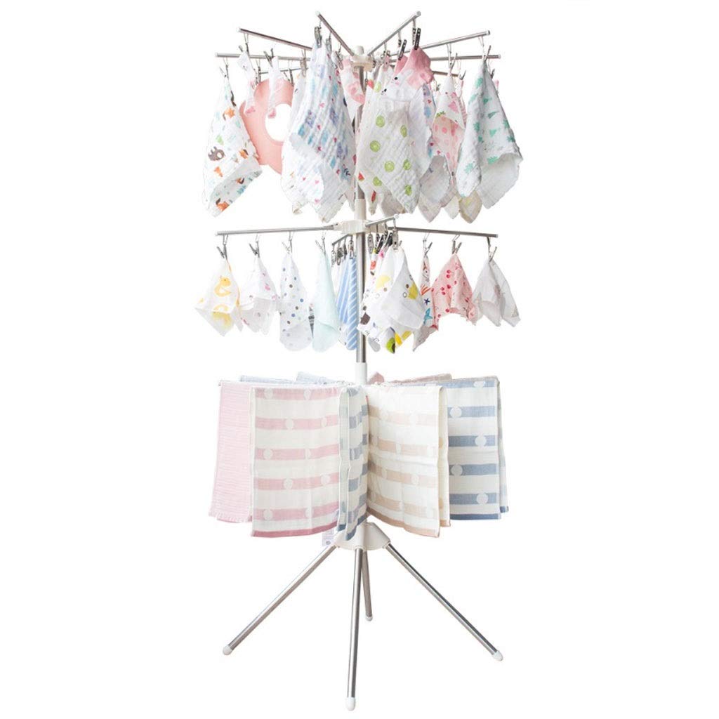 folding clothes horse, Drying Rack Creative Stainless Steel Towel Folding