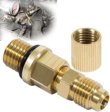 CASTNOO 6.0L Powerstroke Fuel Pressure Test Fitting Adapter Suitable for 2003-2010 Ford Diesel Engine