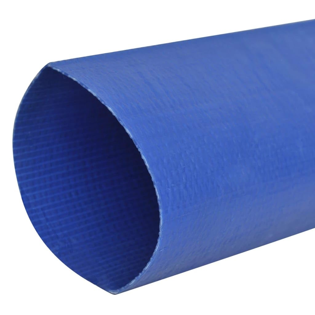 Manguera plana de PVC 50 m 2 pulgadas flexible reforzada con poliéster reforzado para suministro de agua, instalación de jardín, cocina, baño, conexión sanitaria