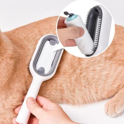 Rasqueadeira Escova Removedora de Pelos Para Pet Gatos Cachorro