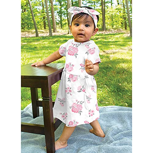 Image of Hudson Baby Girl's Cotton Dresses