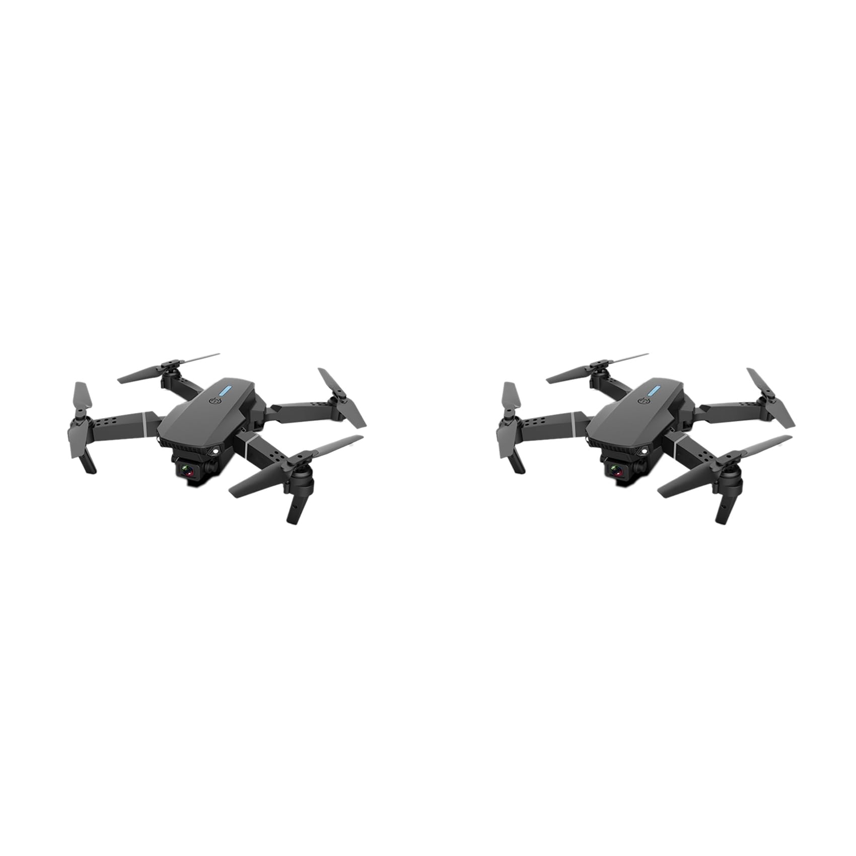 2X E88 WiFi FPV Drone con Grandangolare 4K HD Dual Camera Pieghevole Altitude Hold RC Quadcopter Profesional Drones