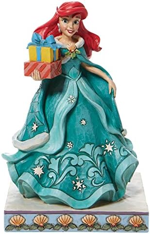 Disney Traditions Christmas Ariel Figurine, Multicoloured, 18.5cm, 6008982