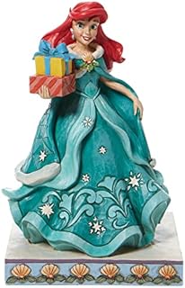 Disney Traditions Christmas Ariel Figurine, Multicoloured, 18.5cm, 6008982