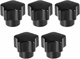 Manopole Bloccaggio M10 - Set 5 Pezzi In Ferro/ottone, Colore Nero - Foto 4