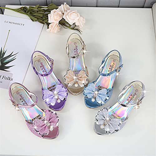 Stunner Girl's Flats Sandals Bow Princess Summer Sandals Dress Shoes4