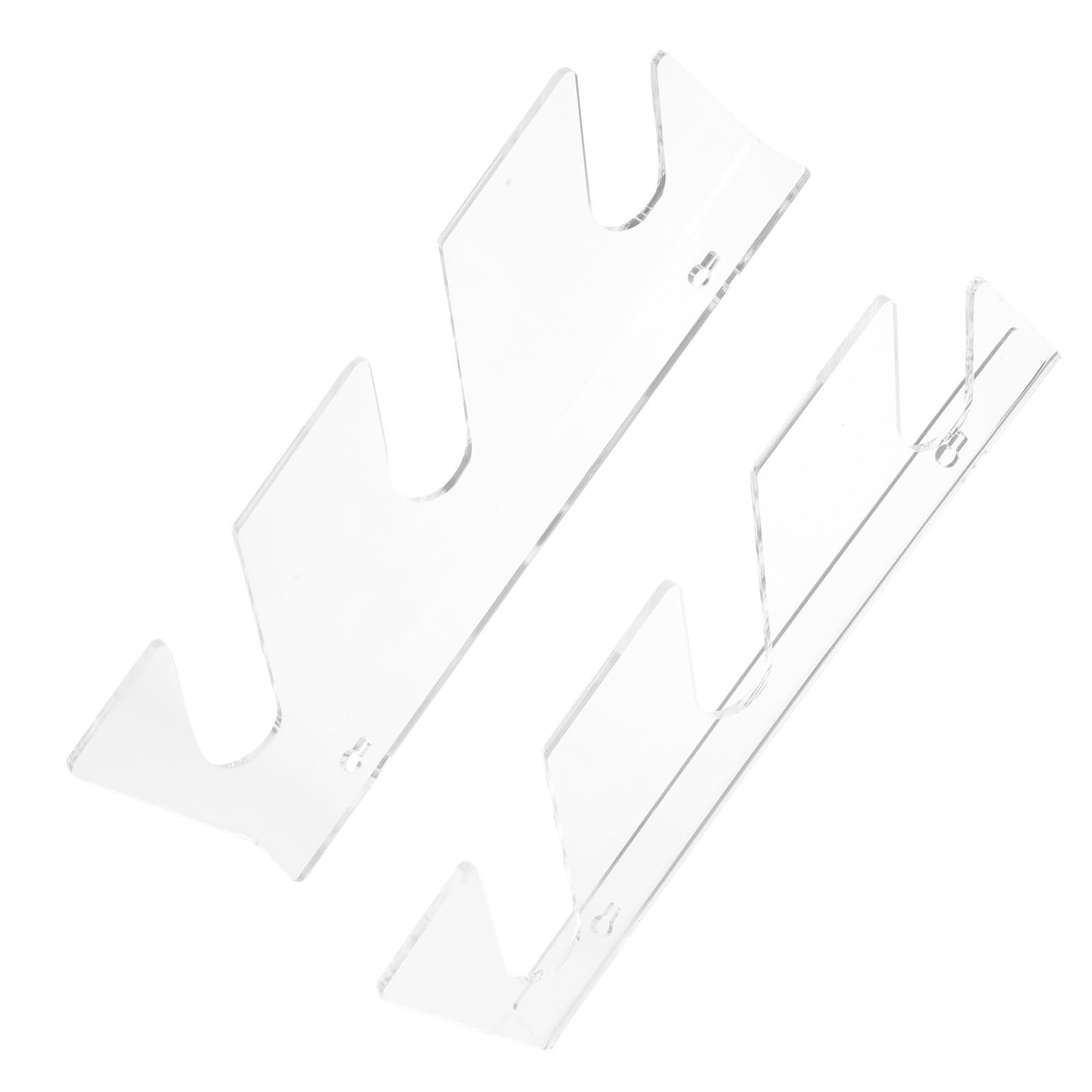 Healvian Estante Organizador de Pared para Patinetas de Acrílico 3 Niveles, Construcción Estable y Resistente para Espacios Comerciales y Clubes