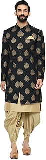 kisah Men's Cotton Blend Regular Kurta Sherwani Set-picture-48