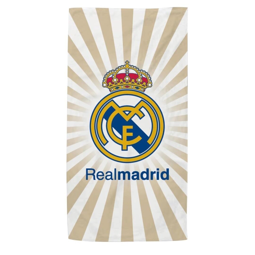 Real Madrid Telo da Spiaggia - Leggero Mikrofaser-Handtuch 140x70 CM