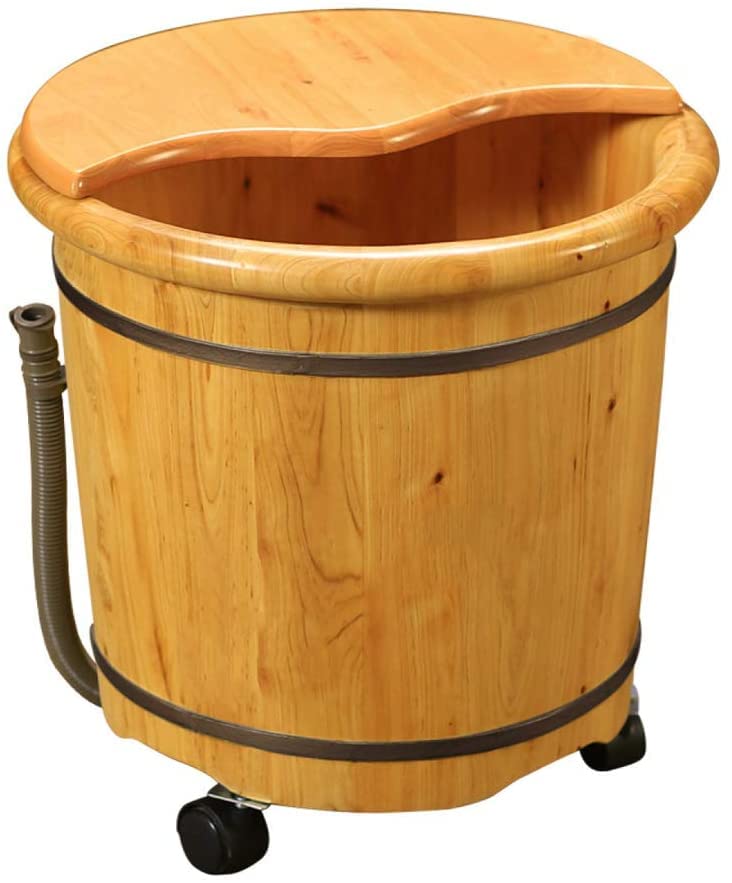 Bañera de madera para pies 42x36 cm multicolor miniatura 1