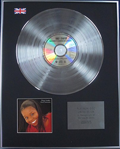 RANDY CRAWFORD - Limited Edition CD Platinum Disc - SECRET COMBINATION