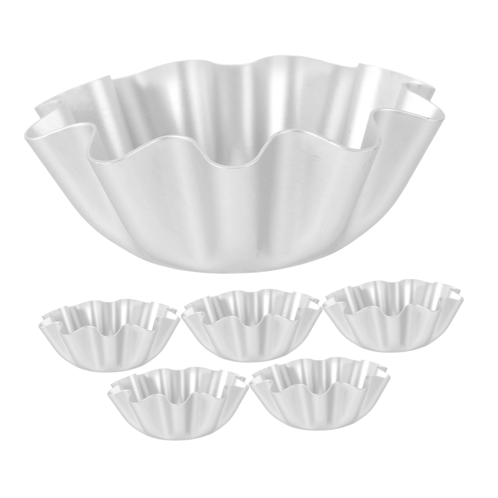 BESTYASH 6Pcs Non Stick Tart Baking Tools for Egg Tarts Pies Cupcakes Desserts for Baking Enthusiasts