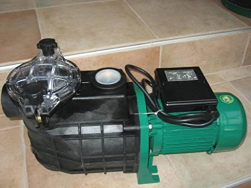 HST Leis Poolpumpe 12m3, 20000 Liter/Std, 1100 W I Erweiterbare Filterpumpe mit geringer Energieaufnahme zur Kostensenkung I selbstansaugend I Robuste leise Pool Pumpe mit Filter und Vorfilterfunktion Cover