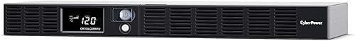 Vista 2 de CyberPower OR700LCDRM1U Smart App UPS Batería de reserva LCD y protector de sobretensión, 700VA/400W, 6 tomas de salida, AVR, montaje en rack 1U