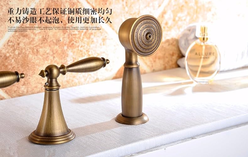 Robinet de douche à main rétro résistant au calcaire pour rénovation - 2