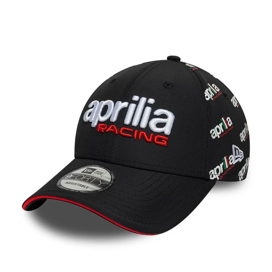 Aprilia Racing Superbikes Moto Collection officielle 2026 Casquette de baseball réglable Noir
