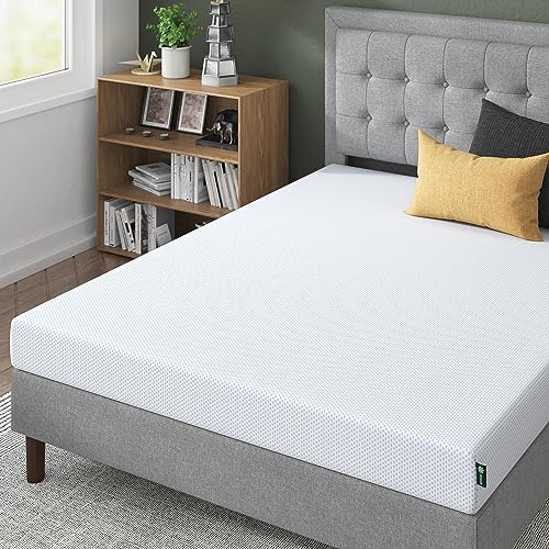 Image of Zinus 6 Inch Green Tea Cooling Gel Memory Foam Mattress, King, Fiberglass Free, Cooling Gel Foam, Pressure Relieving, CertiPUR-US Certified, Mattress in A Box, White