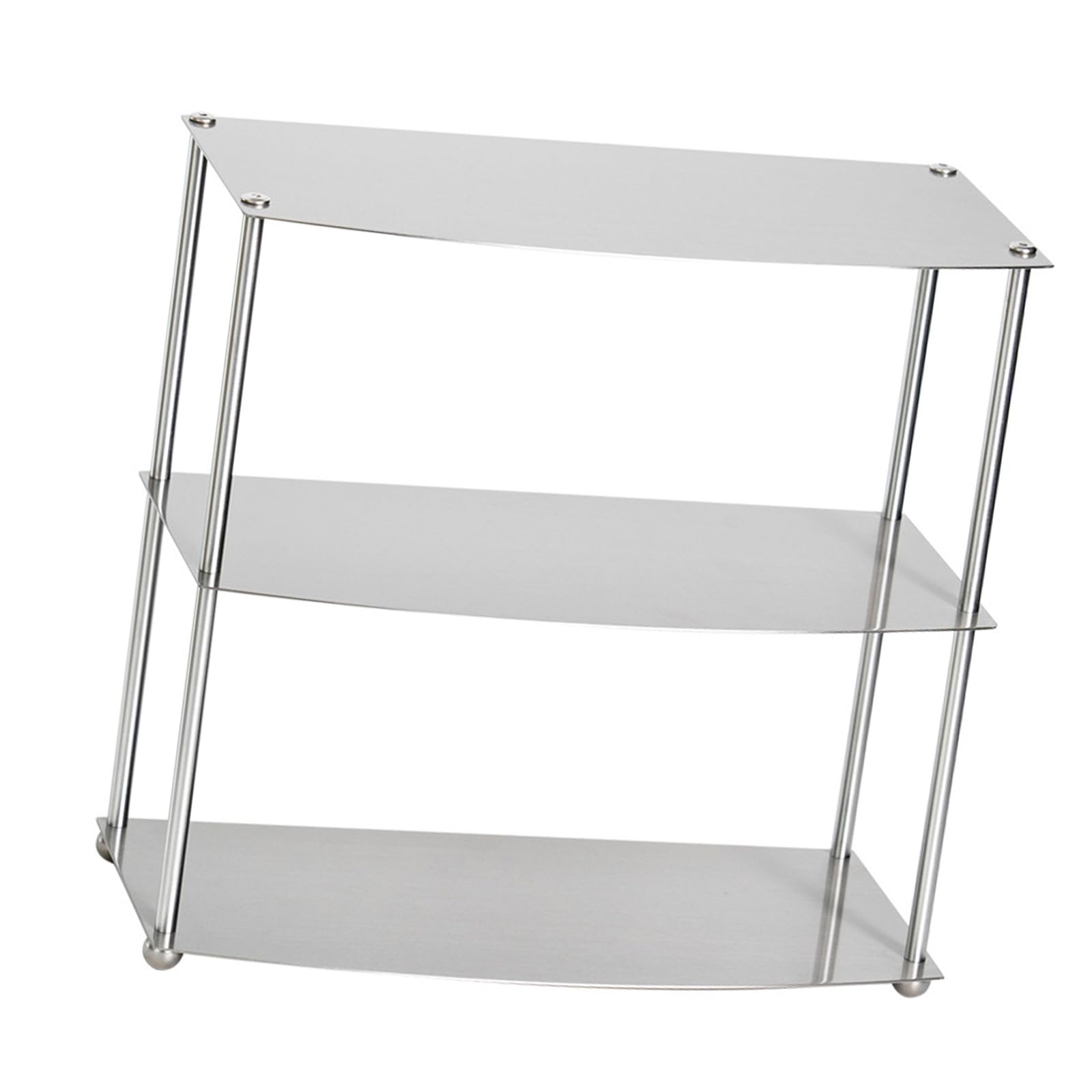 Hsioluted Stainless Steel Multi Storage Rack for Kitchen Utensils and Cups Efficient Space Saving Stable Rack