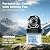 BONITAIRE 20000mAh Portable Misting Fan with 10L Large Water Bucket, 3-Speed Outdoor Floor Fan with Mist, USB Rechargeable Battery Powered Misting System for Patios, Camping, Beach, Golf and Picnic