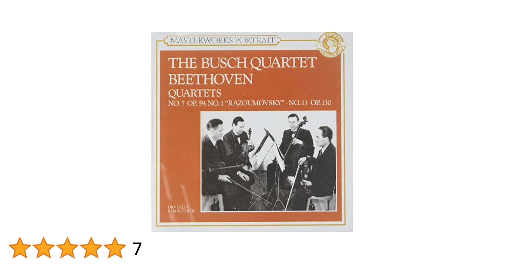 Ludwig van Beethoven, Busch String Quartet - Beethoven